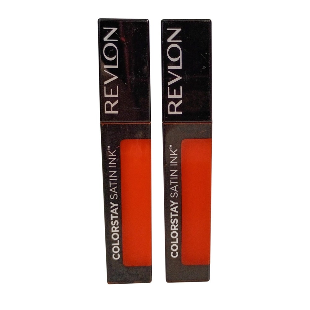 2 Pack‎ Revlon ColorStay Satin Ink Liquid Lipstick 014 Smokin' Hot New Sealed